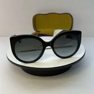Gucci | Accessories | New Authentic Gucci Cat Eye Blackgrey  display picture 3